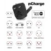 DOMO nCharge TravelMate C10 Car Charger with universal plug sockets